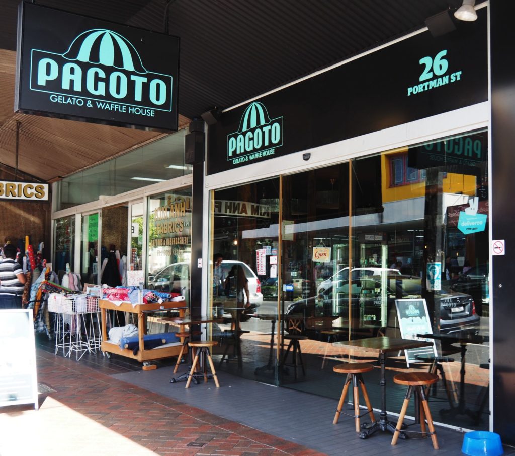Pagoto is in the middle of Oakleigh's commercial centre, just around the corner from Eaton Mall.